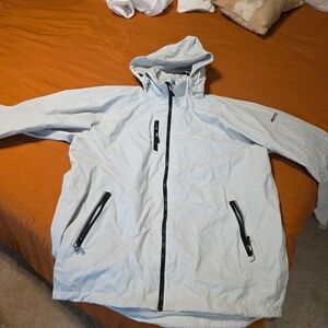 Musto Men's Gray Hooded Raincoat